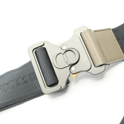SADDLE サドル ボディバッグ ナイロン レザー ラバー グレー グレーベージュ メッシュ クリスチャンディオール バッグ Christian Dior