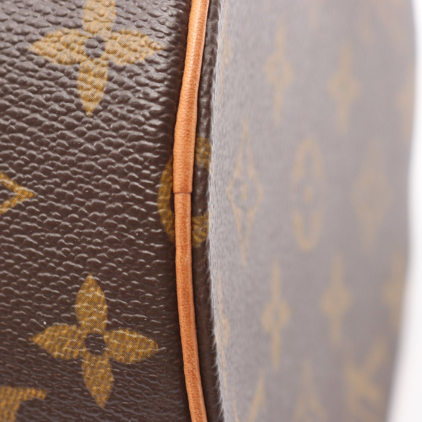 パピヨン30 モノグラム ハンドバッグ PVC レザー ブラウン ルイヴィトン バッグ LOUIS VUITTON