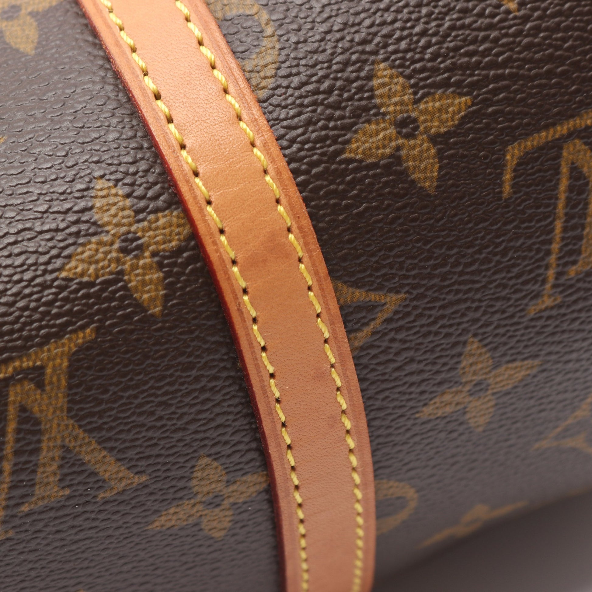パピヨン30 モノグラム ハンドバッグ PVC レザー ブラウン ルイヴィトン バッグ LOUIS VUITTON