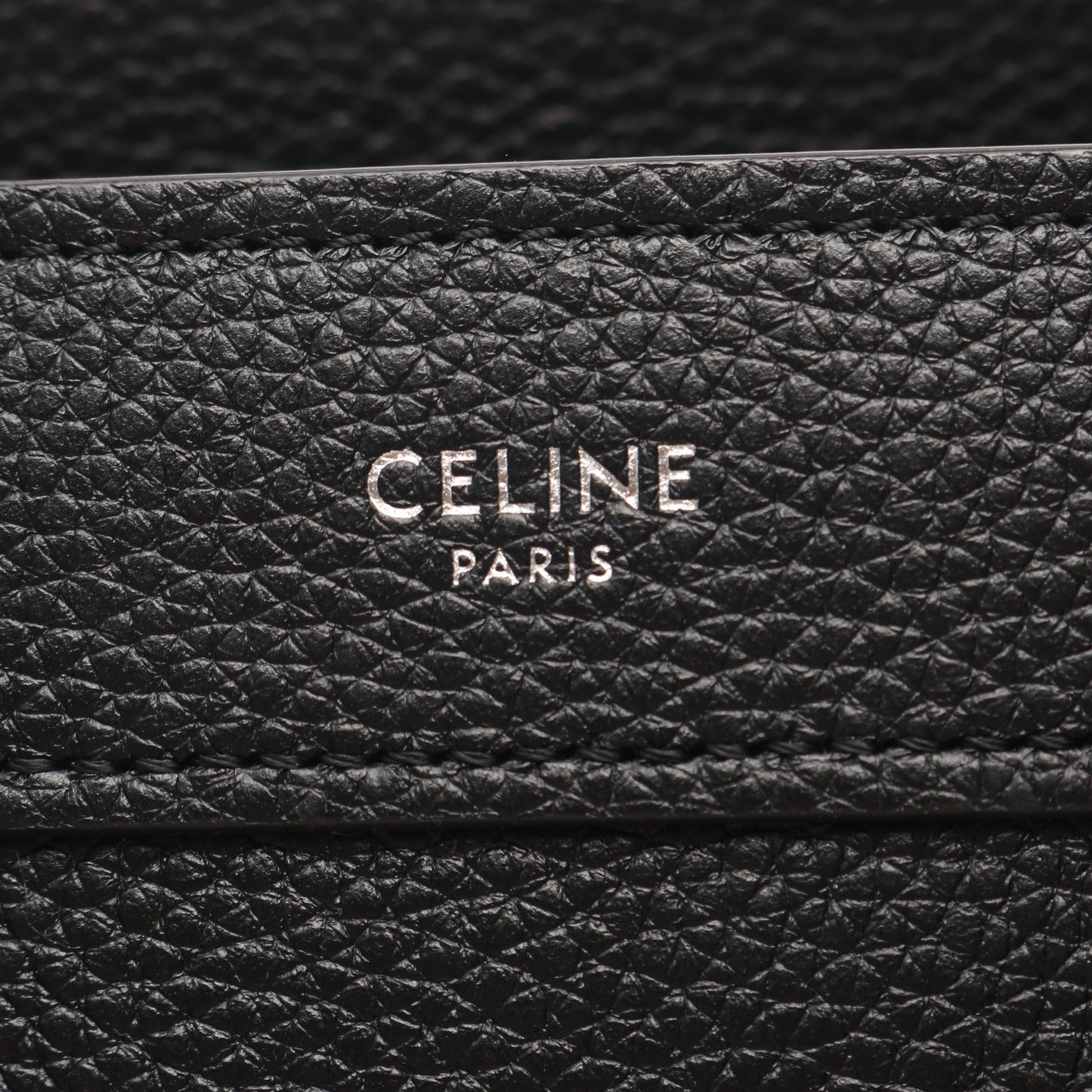 ラゲージ ナノショッパー ハンドバッグ レザー ブラック 2WAY セリーヌ バッグ CELINE