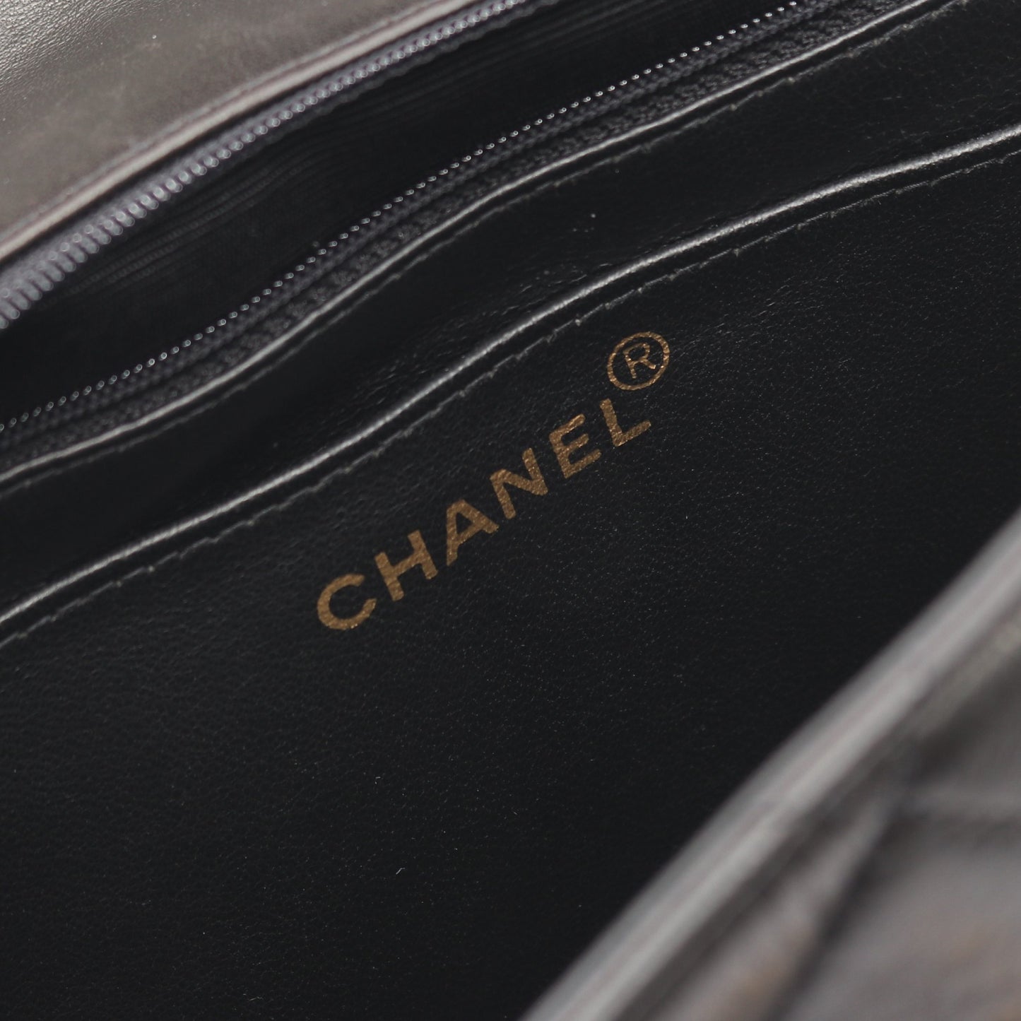 マトラッセ チェーンショルダーバッグ ラムスキン ブラック ゴールド金具 シャネル バッグ CHANEL