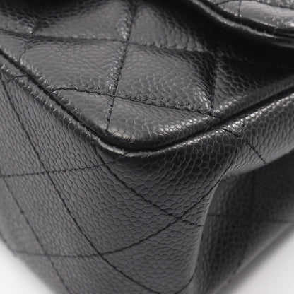 ミニマトラッセ チェーンショルダーバッグ キャビアスキン ブラック ゴールド金具 シャネル バッグ CHANEL
