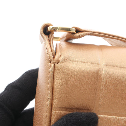 チョコバー ワンショルダーバッグ レザー シャンパンゴールド ゴールド金具 シャネル バッグ CHANEL