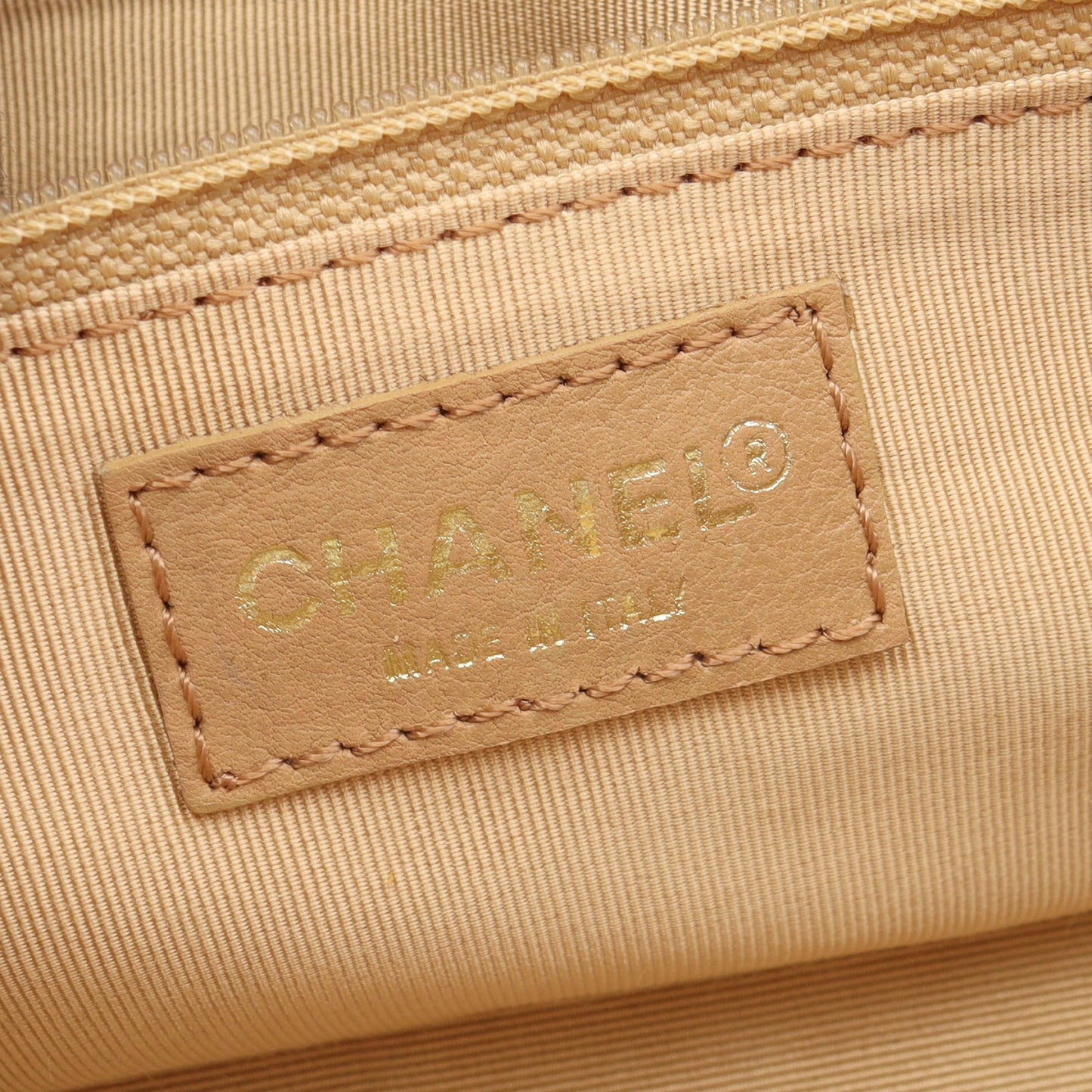 チョコバー ワンショルダーバッグ レザー シャンパンゴールド ゴールド金具 シャネル バッグ CHANEL