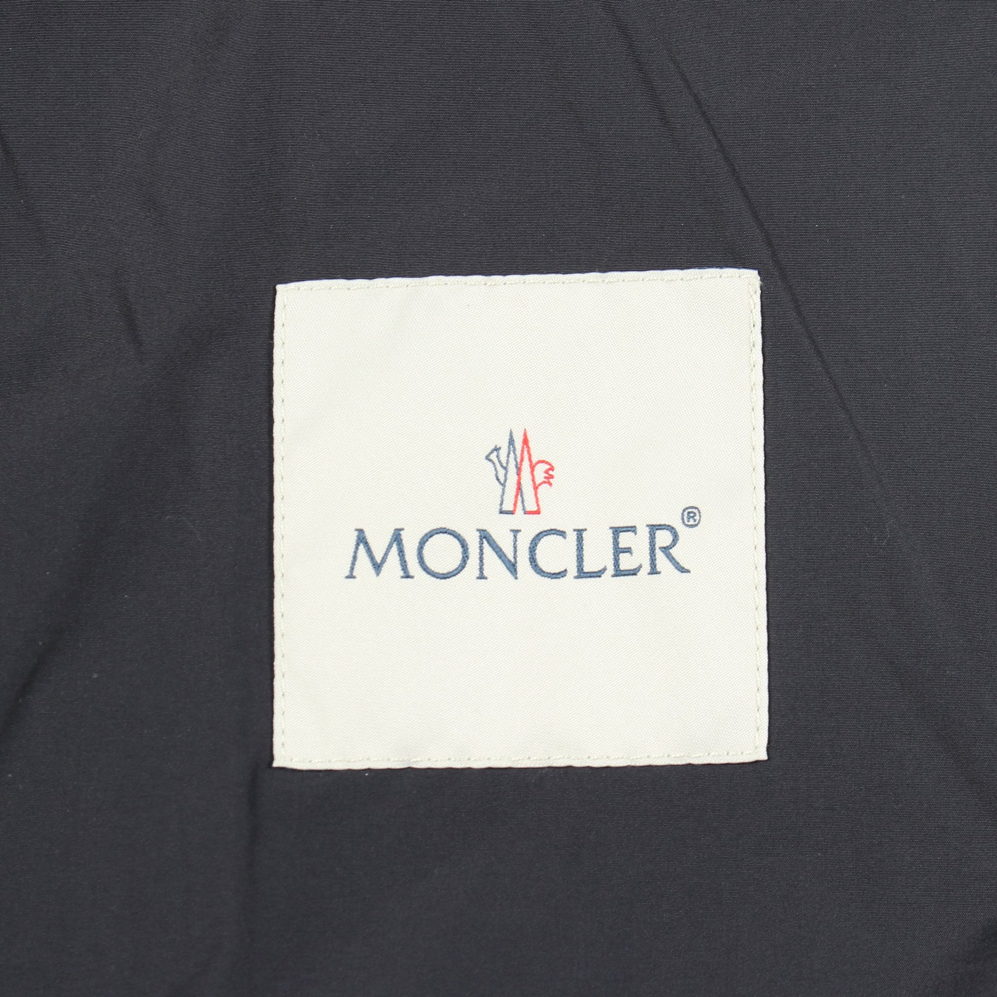 YERES ダウンジャケット スタンドカラー ナイロン ネイビー モンクレール アウター MONCLER