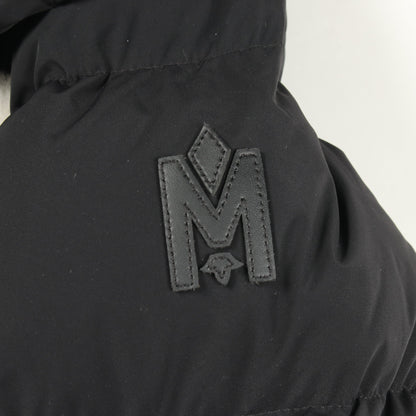 LILIBETH ミックス シアリング 切替 ダウンジャケット ナイロン レザー ブラック オフホワイト マッカージュ アウター Mackage