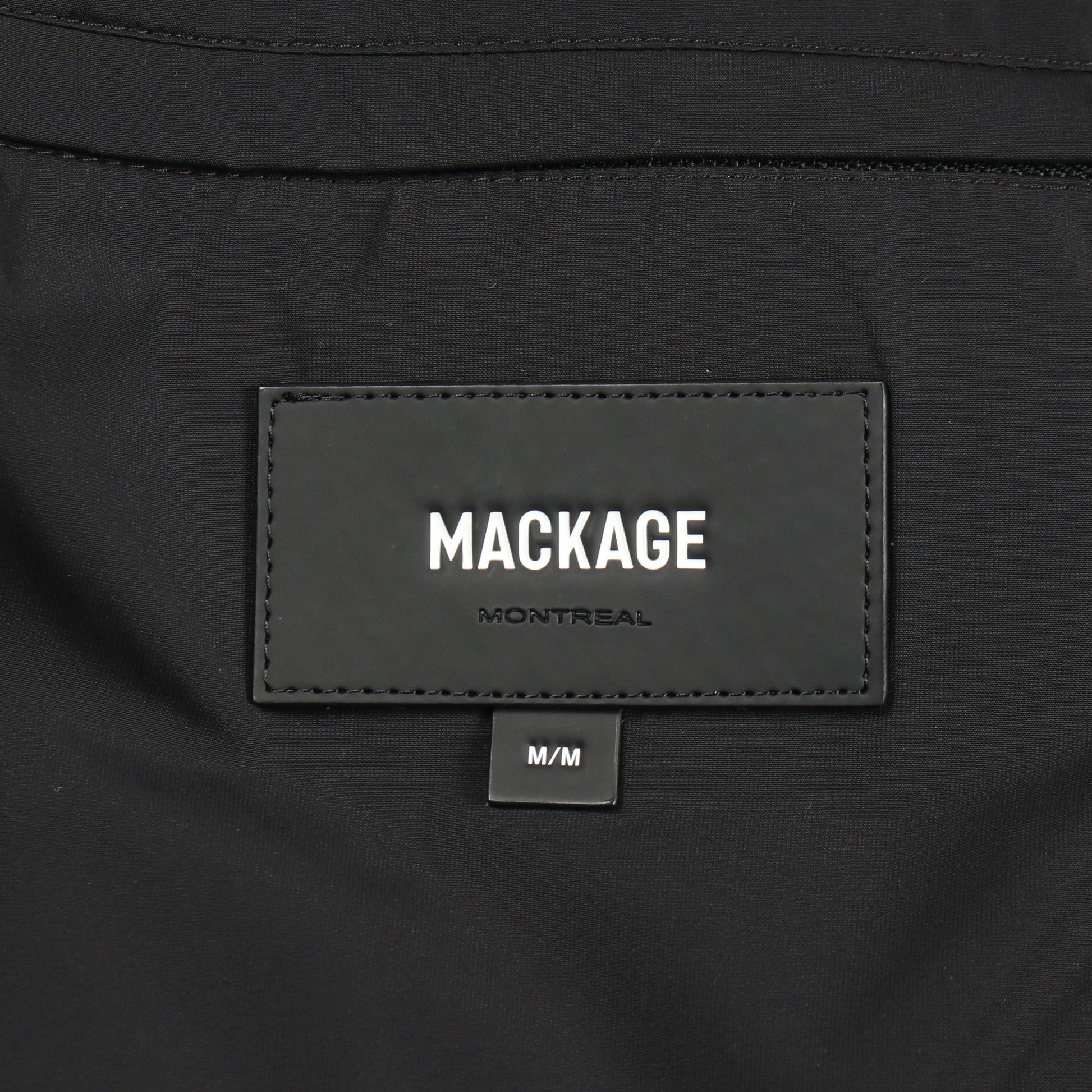 LILIBETH ミックス シアリング 切替 ダウンジャケット ナイロン レザー ブラック オフホワイト マッカージュ アウター Mackage