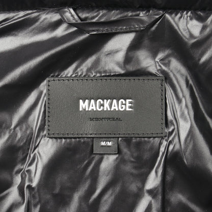 ツイード ダウンコート ウール ブラック マッカージュ アウター Mackage