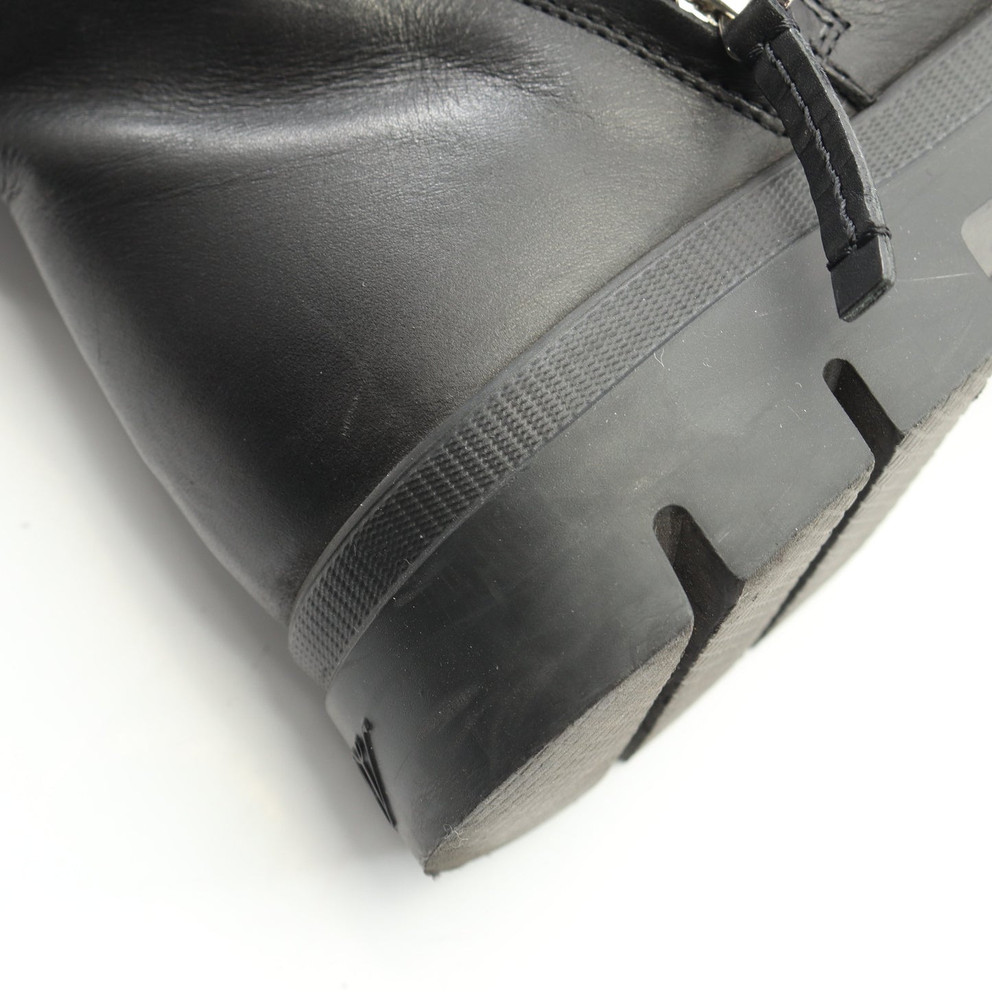 ウォーキー ヴィヴ レザー レースアップ ブーツ レザー ムートン ブラック ロジェヴィヴィエ シューズ Roger Vivier