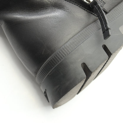 ウォーキー ヴィヴ レザー レースアップ ブーツ レザー ムートン ブラック ロジェヴィヴィエ シューズ Roger Vivier