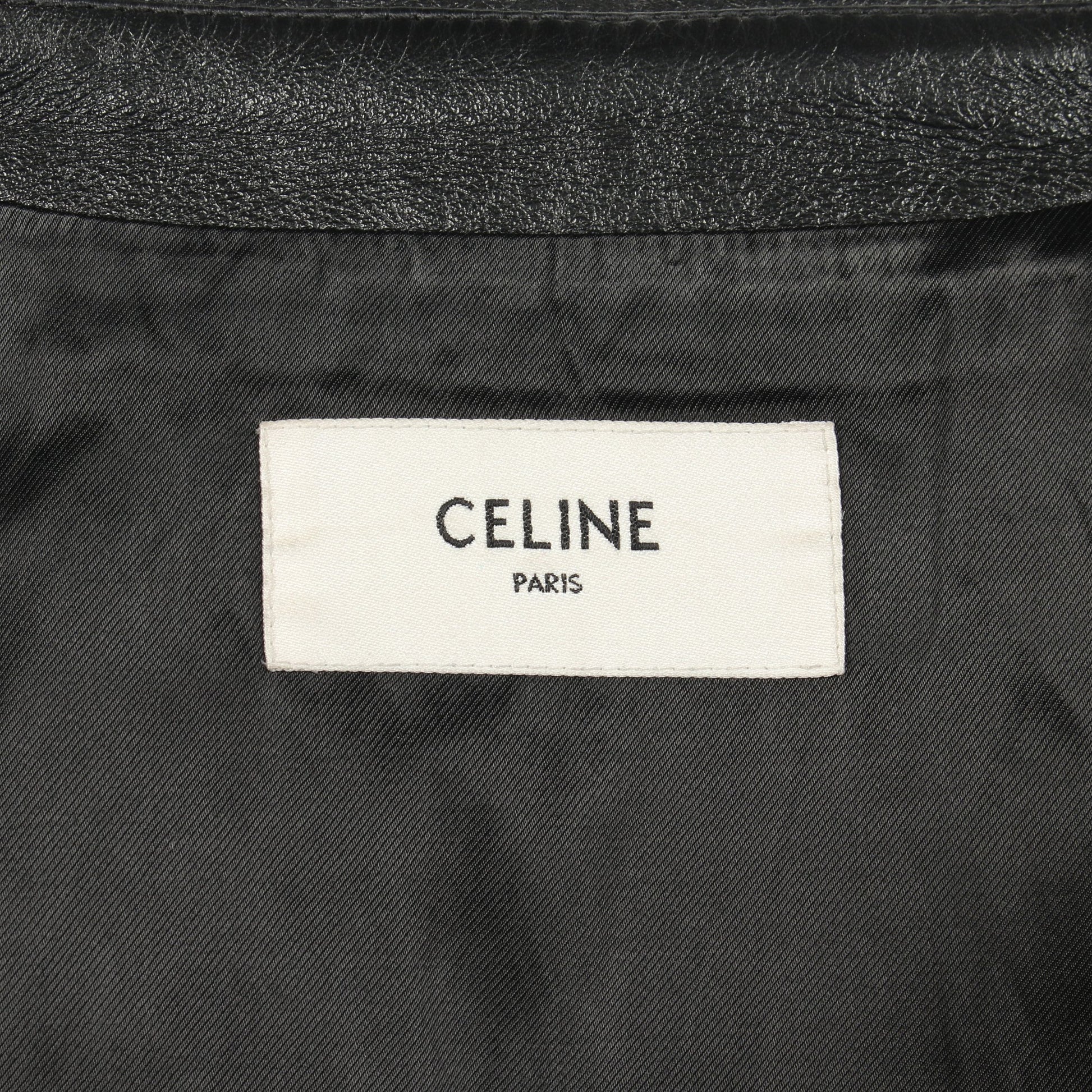 レザージャケット ラムスキン ブラック セリーヌ アウター CELINE