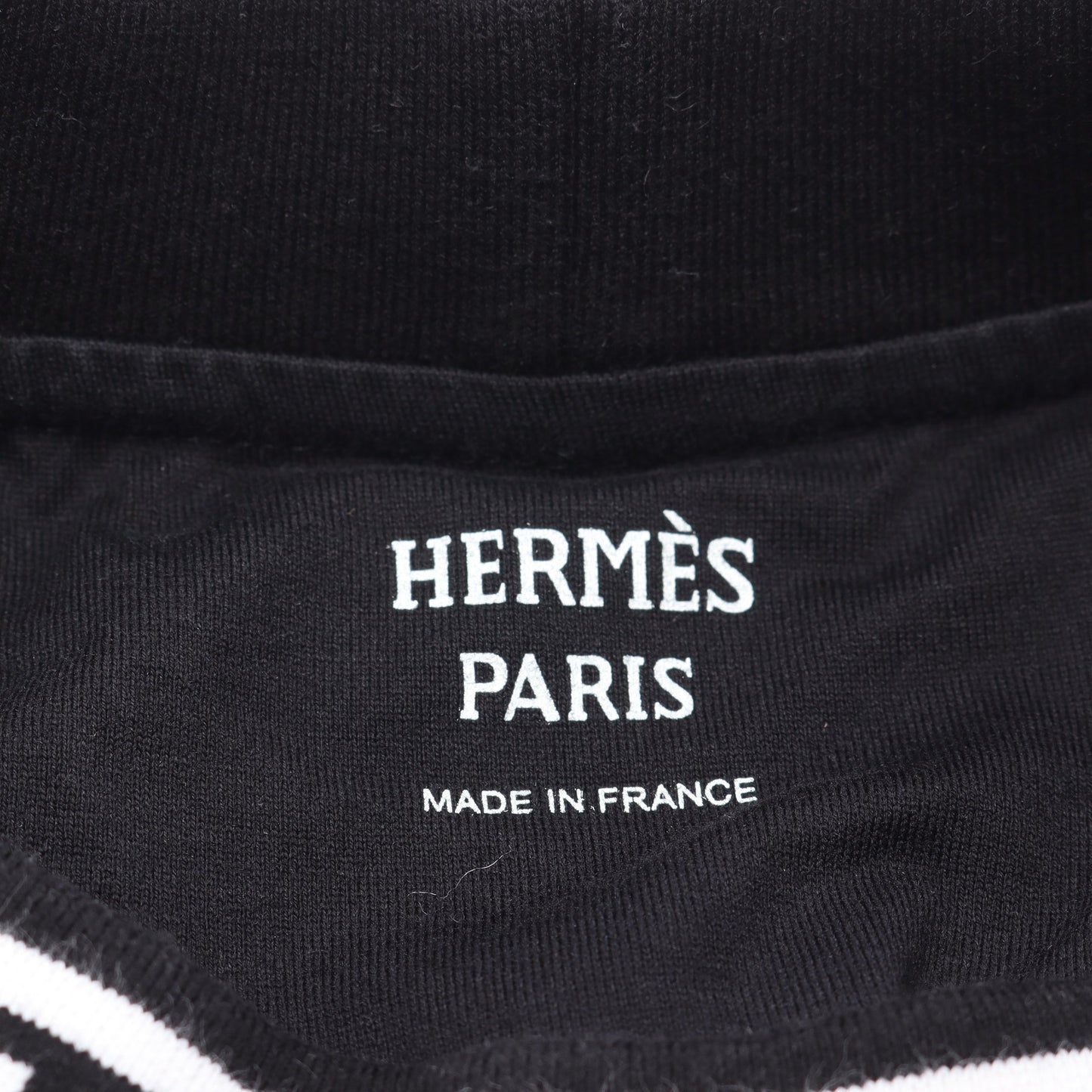 シェーヌダンクル ワンピース 半袖 コットン ブラック エルメス ワンピース HERMES