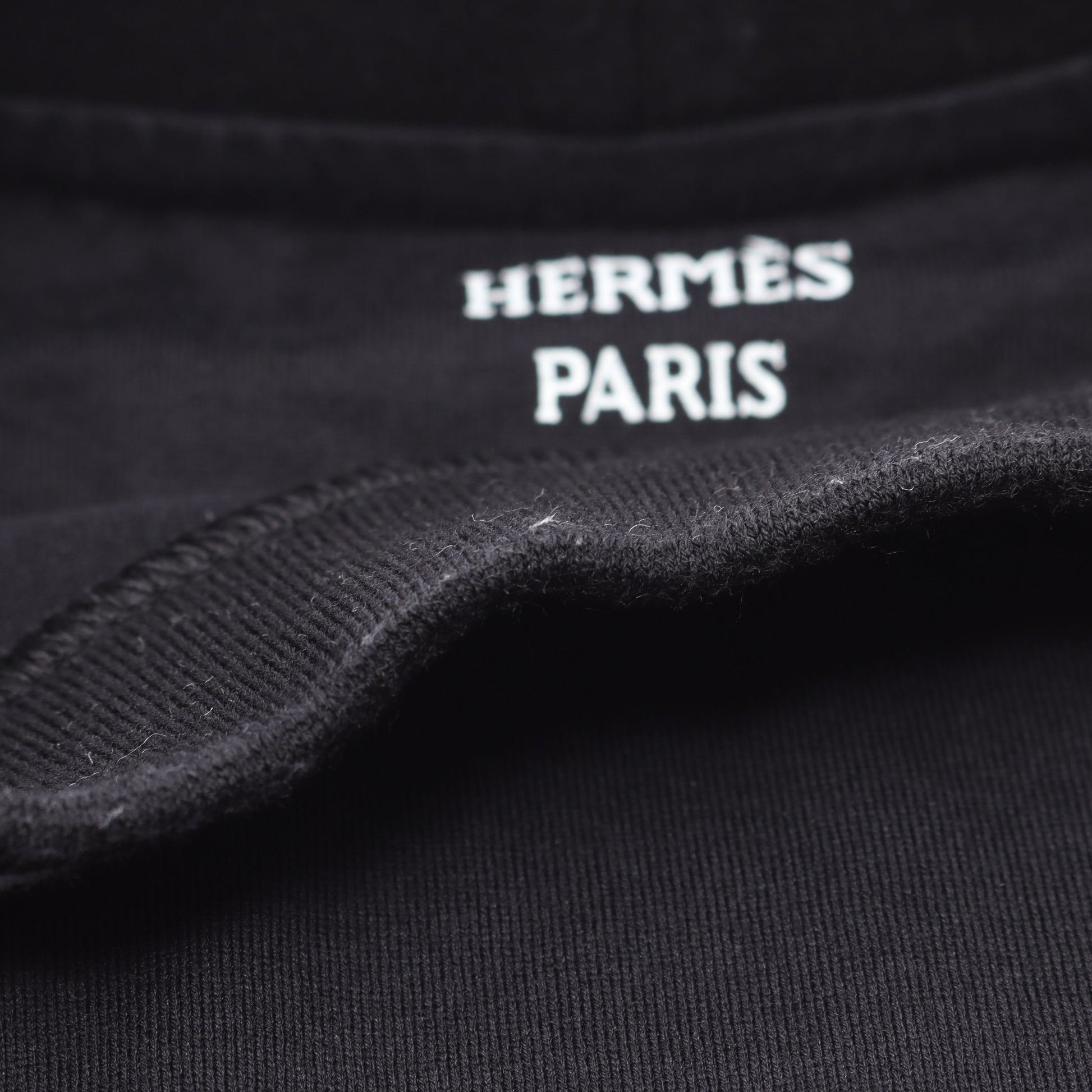 シェーヌダンクル ワンピース 半袖 コットン ブラック エルメス ワンピース HERMES