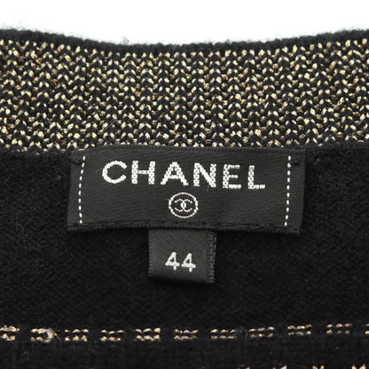 ココマーク スカラベボタン ヒエログリフ カーディガン カシミヤ ブラック ゴールド シャネル トップス CHANEL
