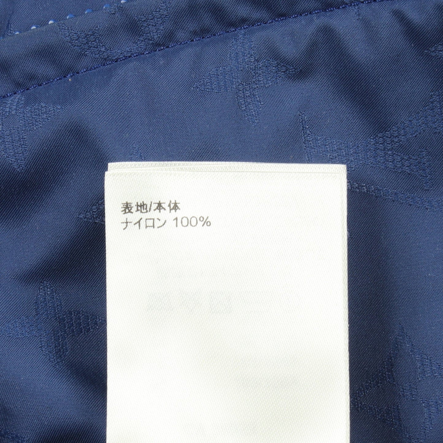 LV × YK モノグラム フェイス ブルゾン ナイロン ブルー マルチカラー フード付き 草間彌生 ルイヴィトン アウター LOUIS VUITTON