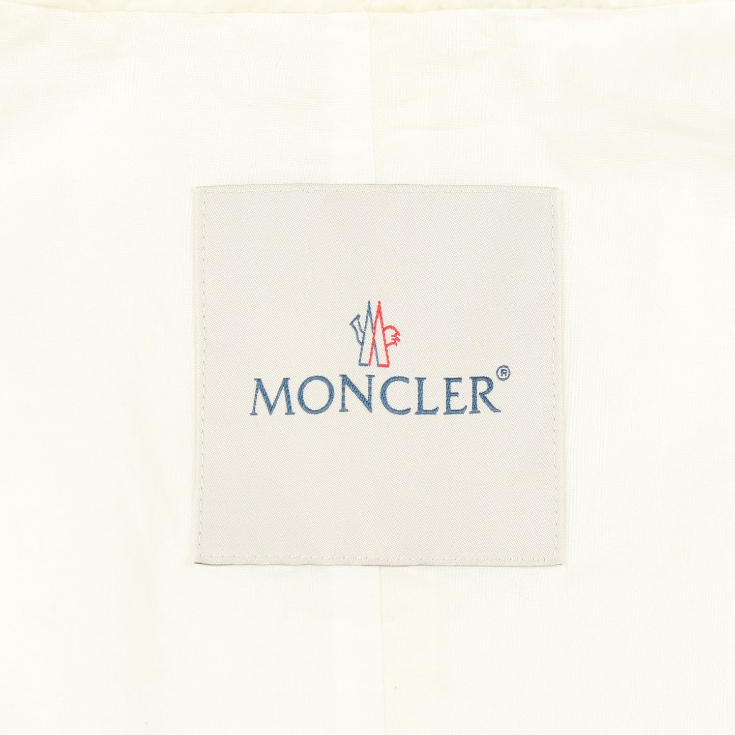 SUIR マウンテンパーカー ナイロン オフホワイト フード付き モンクレール アウター MONCLER