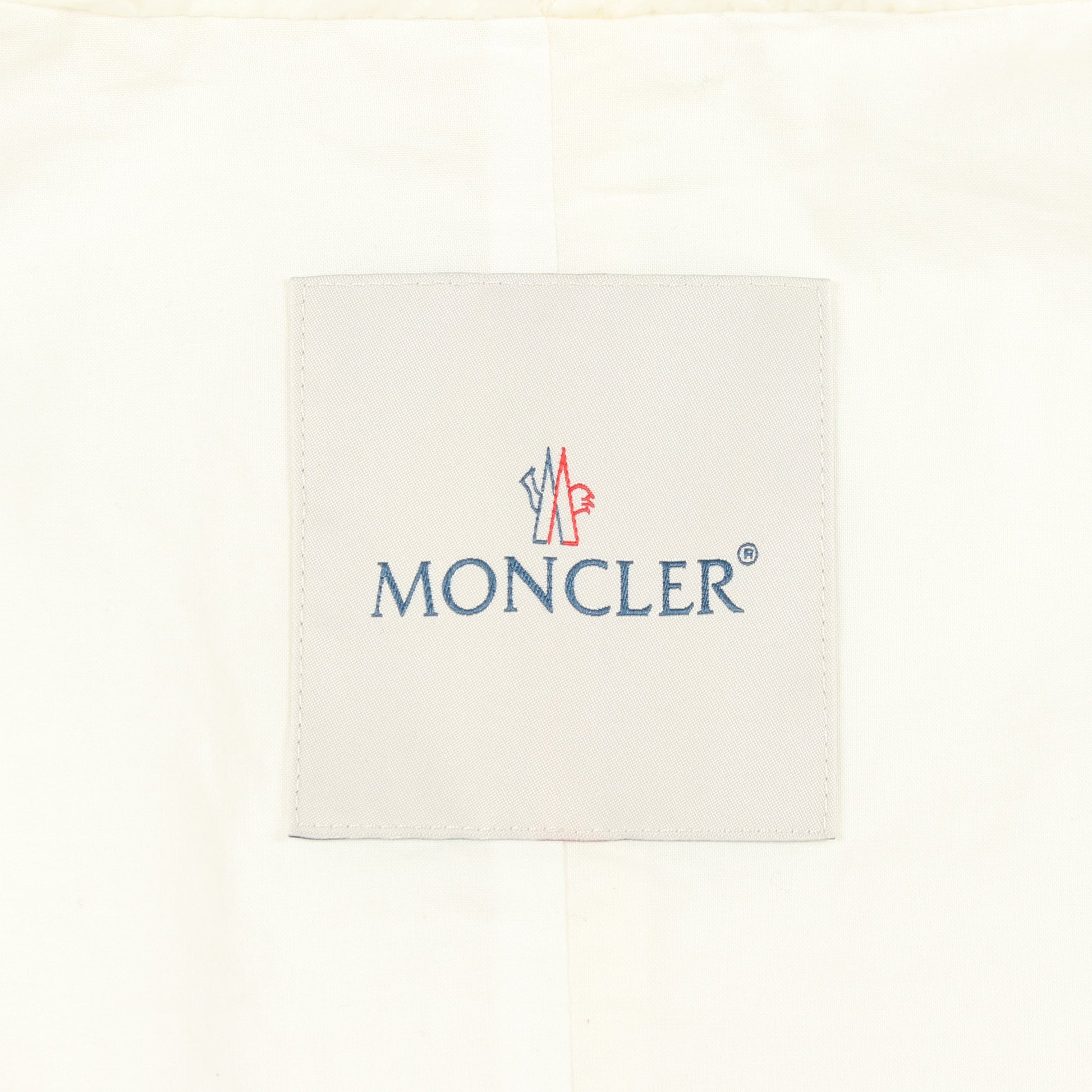 SUIR マウンテンパーカー ナイロン オフホワイト フード付き モンクレール アウター MONCLER