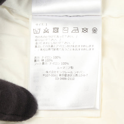 SUIR マウンテンパーカー ナイロン オフホワイト フード付き モンクレール アウター MONCLER