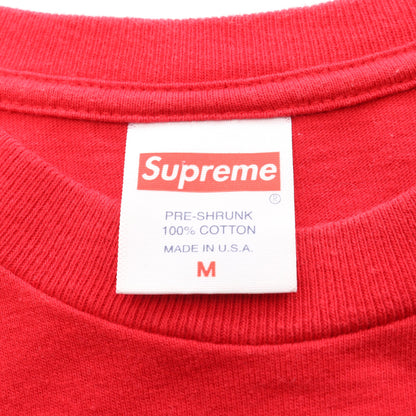 Supreme × SWAROVSKI Box Logo Tee 半袖Tシャツ クルーネック コットン レッド ラインストーン シュプリーム トップス Supreme
