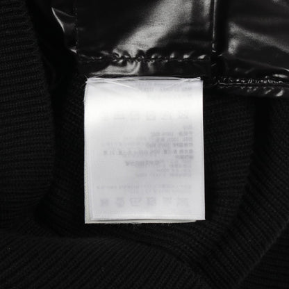 カーディガン ダウンジャケット ウール ブラック 切替 モンクレール アウター MONCLER