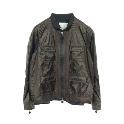 SAYORI ベスト シャツ ナイロン カーキグリーン ダークネイビー 2点セット モンクレール トップス MONCLER