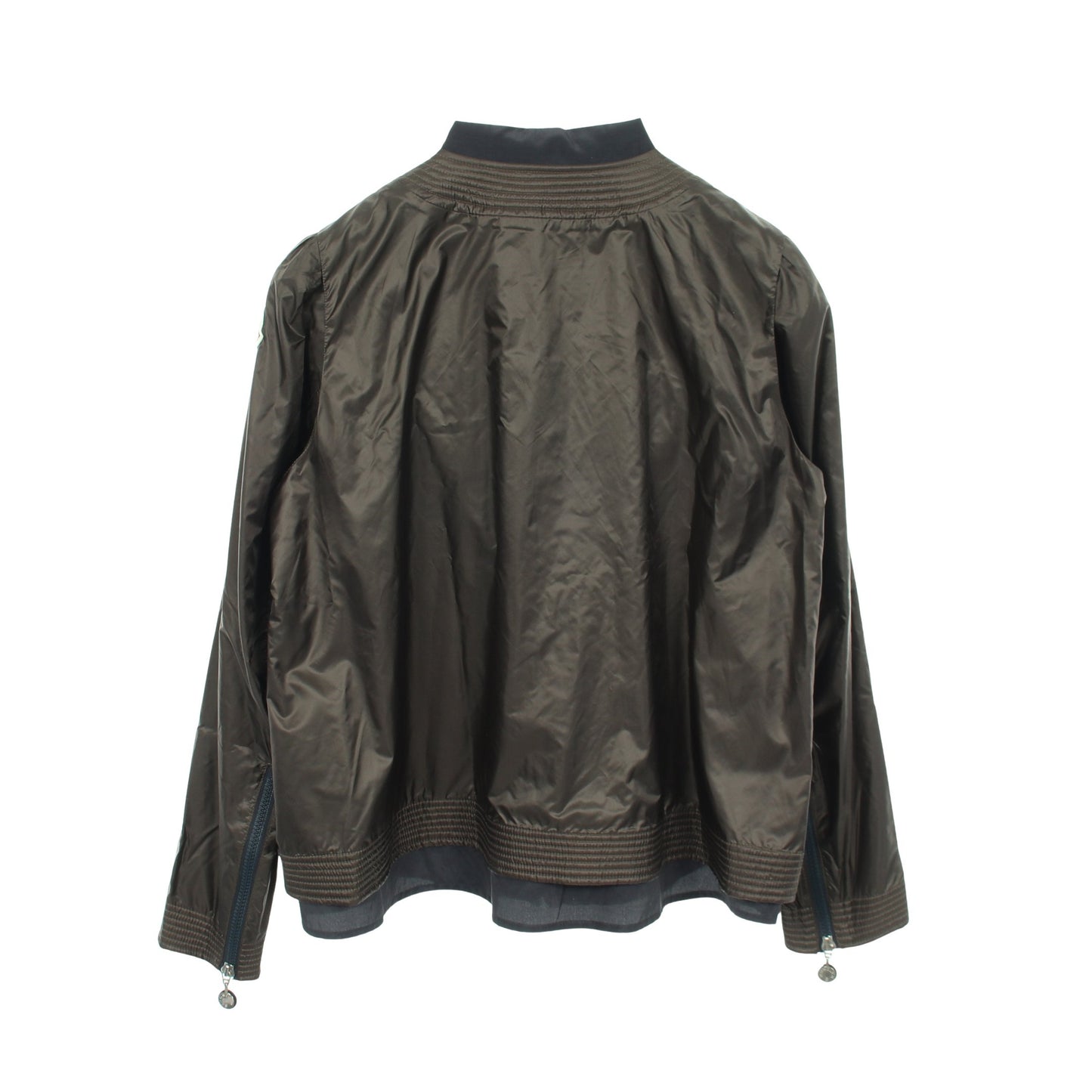 SAYORI ベスト シャツ ナイロン カーキグリーン ダークネイビー 2点セット モンクレール トップス MONCLER