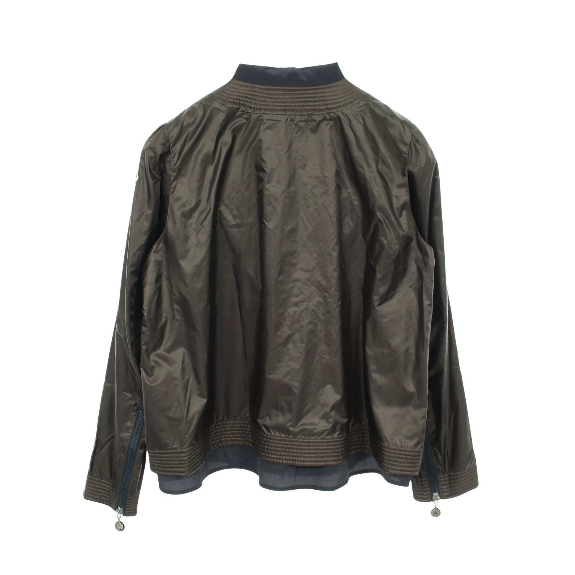 SAYORI ベスト シャツ ナイロン カーキグリーン ダークネイビー 2点セット モンクレール トップス MONCLER