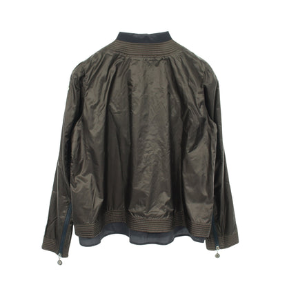 SAYORI ベスト シャツ ナイロン カーキグリーン ダークネイビー 2点セット モンクレール トップス MONCLER
