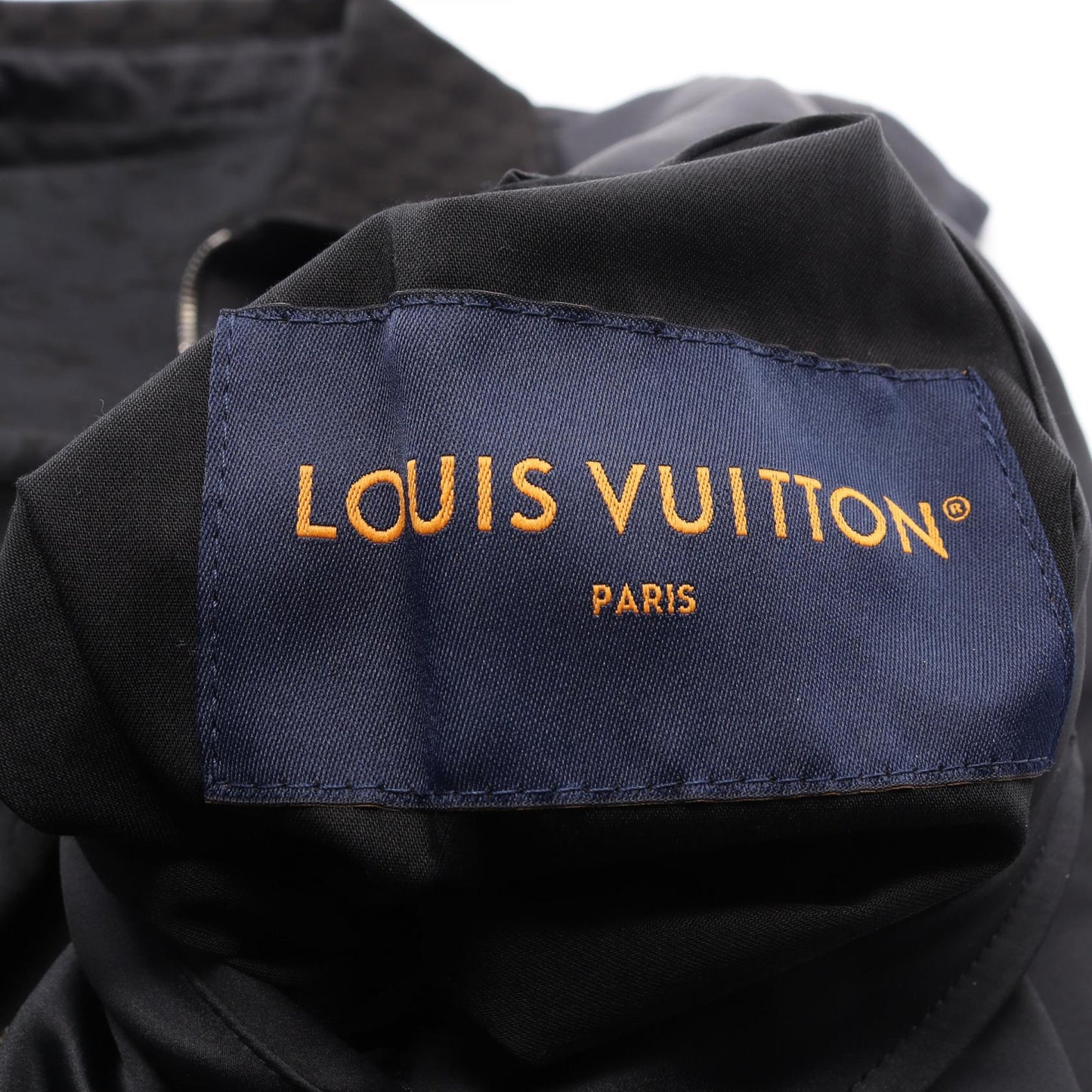 モノグラム シック ブルゾン ジャケット ナイロン コットン ブラック リバーシブル ルイヴィトン アウター LOUIS VUITTON
