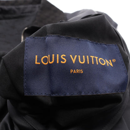 モノグラム シック ブルゾン ジャケット ナイロン コットン ブラック リバーシブル ルイヴィトン アウター LOUIS VUITTON