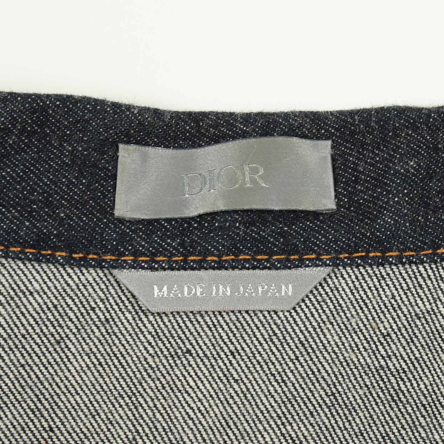 Christian Dior × sacai デニムジャケット コットン インディゴブルー クリスチャンディオール アウター Christian Dior