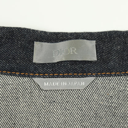 Christian Dior × sacai デニムジャケット コットン インディゴブルー クリスチャンディオール アウター Christian Dior