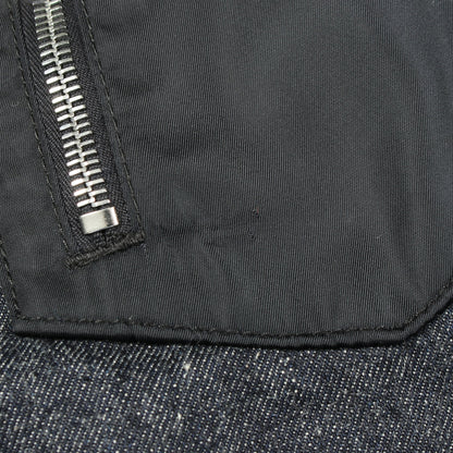 Christian Dior × sacai デニムジャケット コットン インディゴブルー クリスチャンディオール アウター Christian Dior