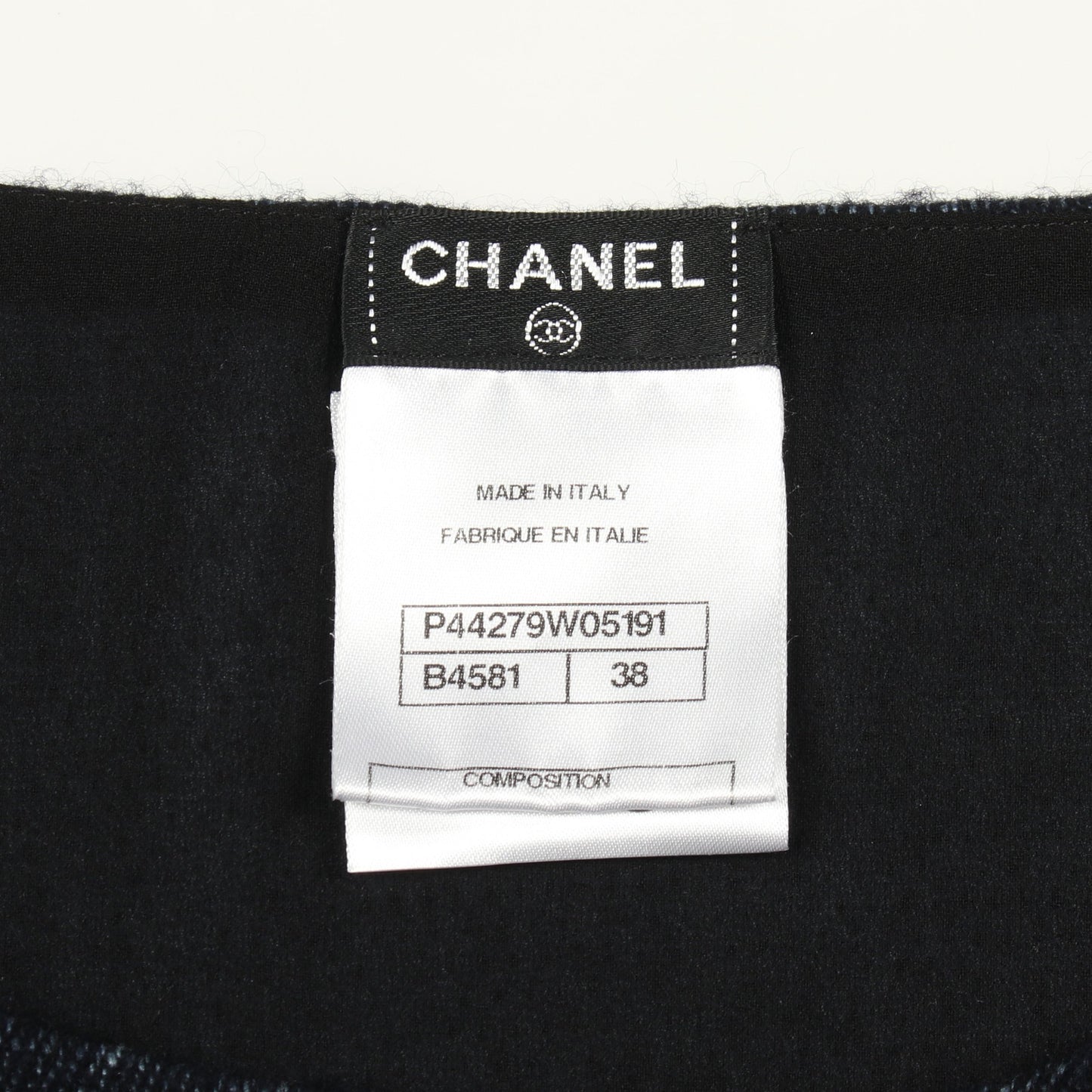 ココマークボタン トップス リネン カシミヤ ネイビー ブラック シャネル トップス CHANEL