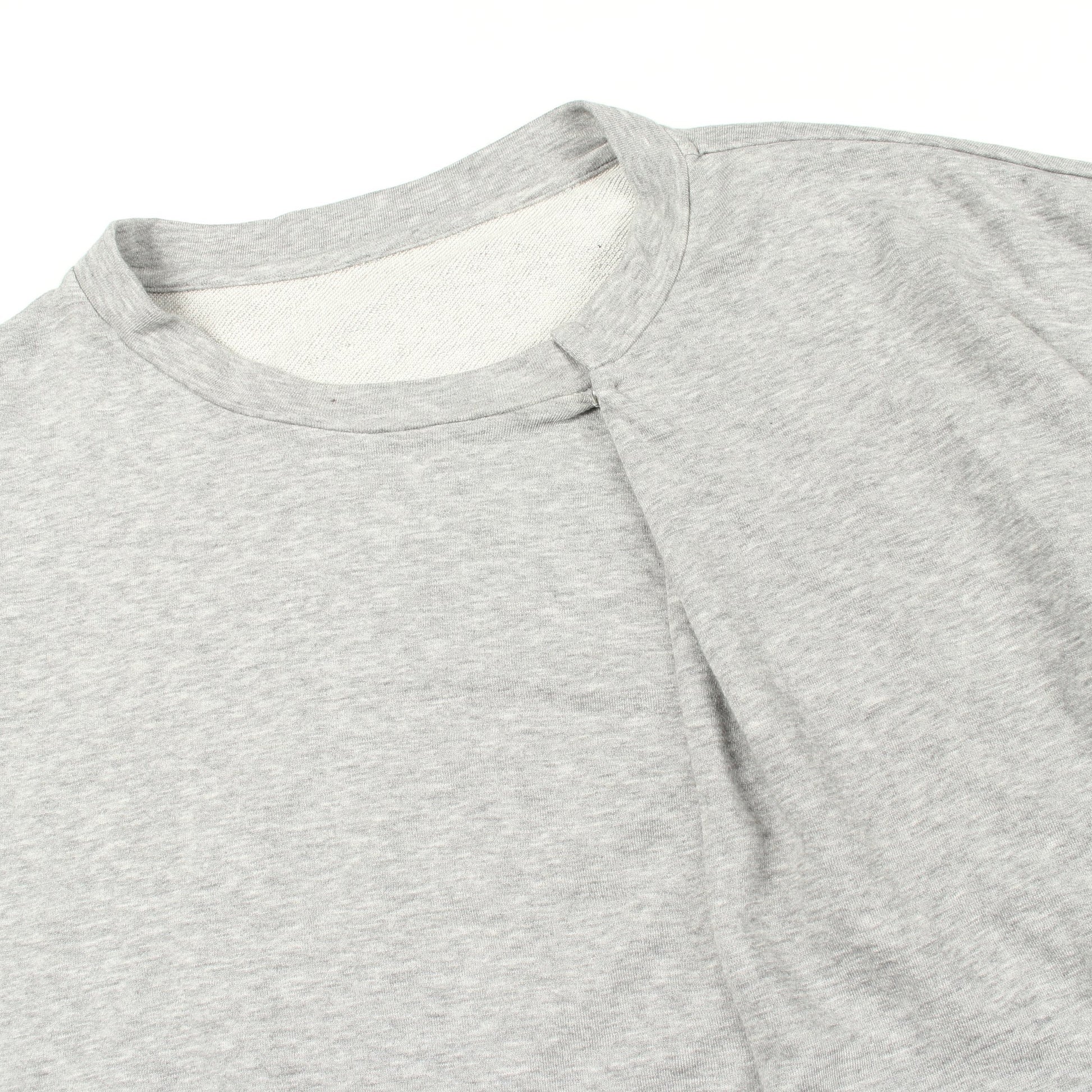 半袖Tシャツ クルーネック コットン グレー 変形 ワイズ トップス Y's
