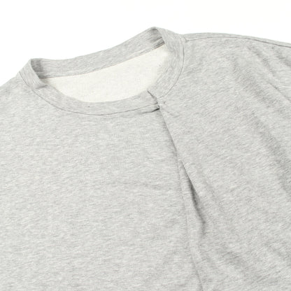 半袖Tシャツ クルーネック コットン グレー 変形 ワイズ トップス Y's