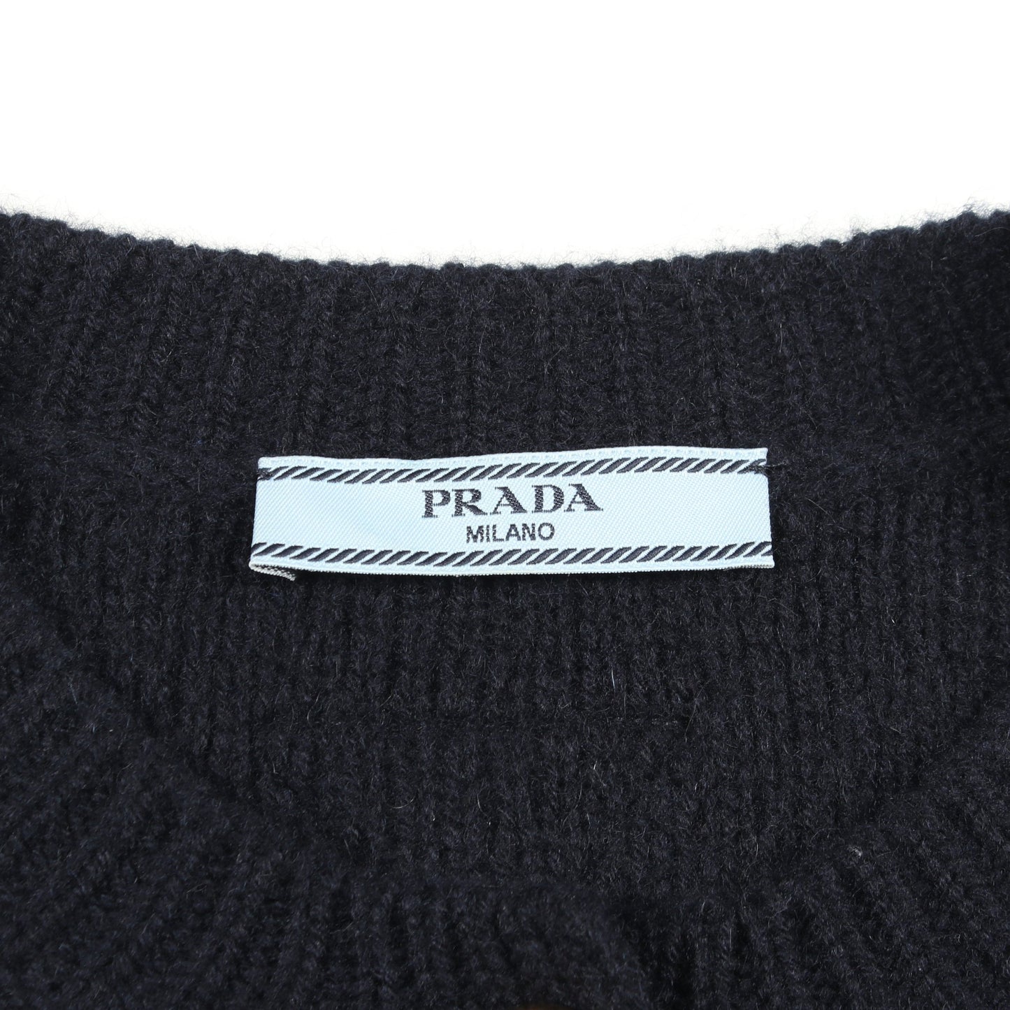 ニット カーディガン カシミヤ ネイビー プラダ トップス PRADA