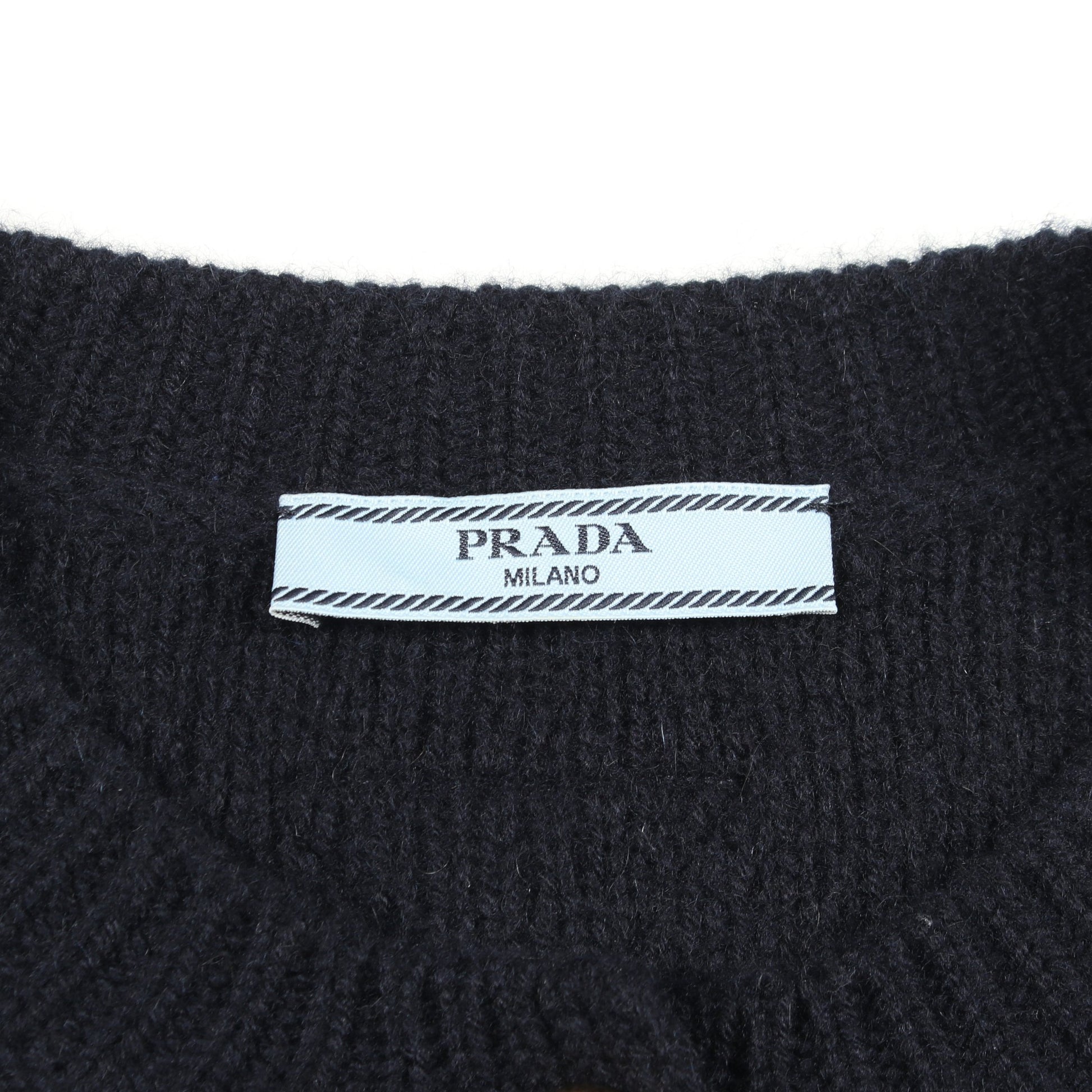 ニット カーディガン カシミヤ ネイビー プラダ トップス PRADA