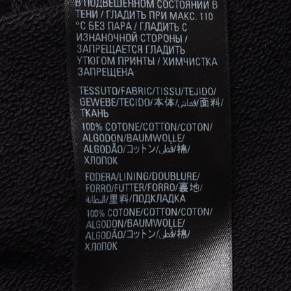プルオーバーパーカー ロゴ コットン ブラック ダメージ加工 バレンシアガ トップス BALENCIAGA