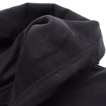 プルオーバーパーカー ロゴ コットン ブラック ダメージ加工 バレンシアガ トップス BALENCIAGA