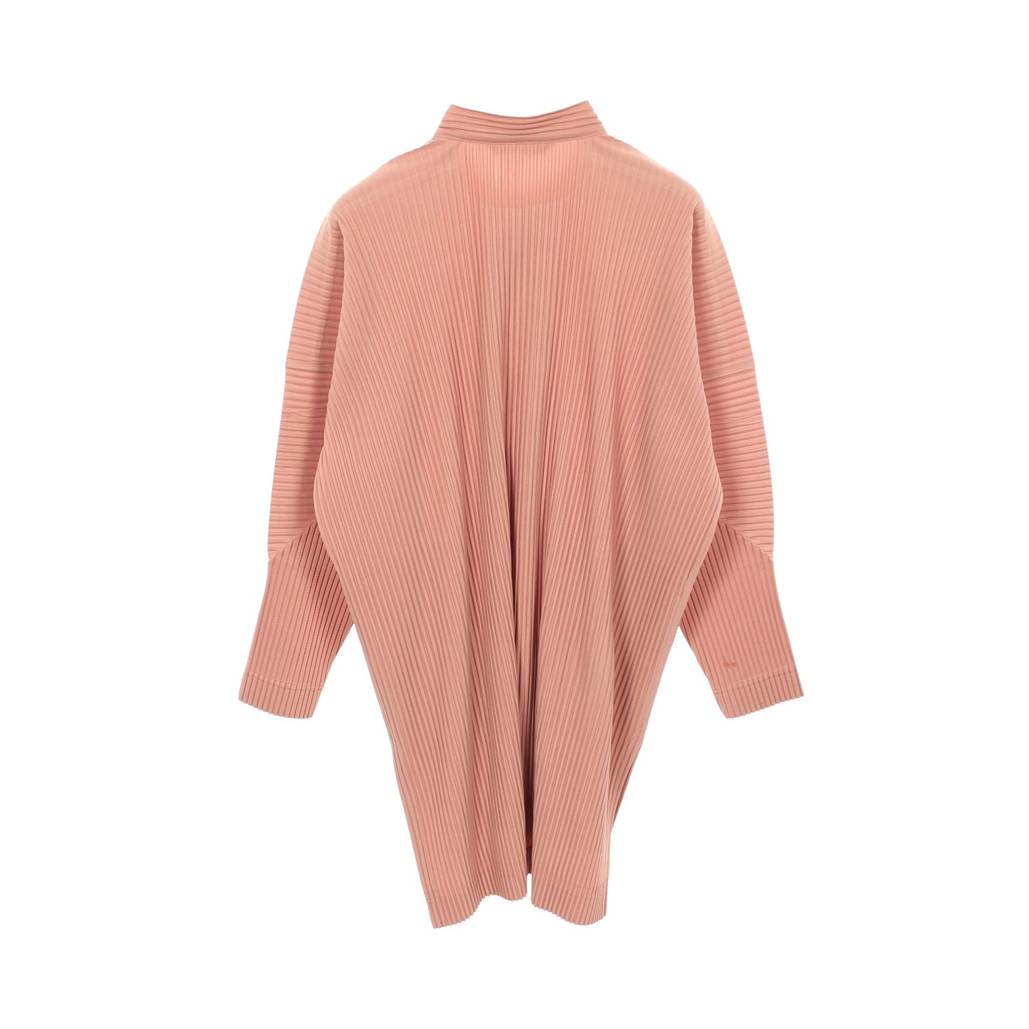 プリーツ シャツ スタンドカラー 長袖 ピンク オムプリッセイッセイミヤケ トップス HOMME PLISSE ISSEY MIYAKE