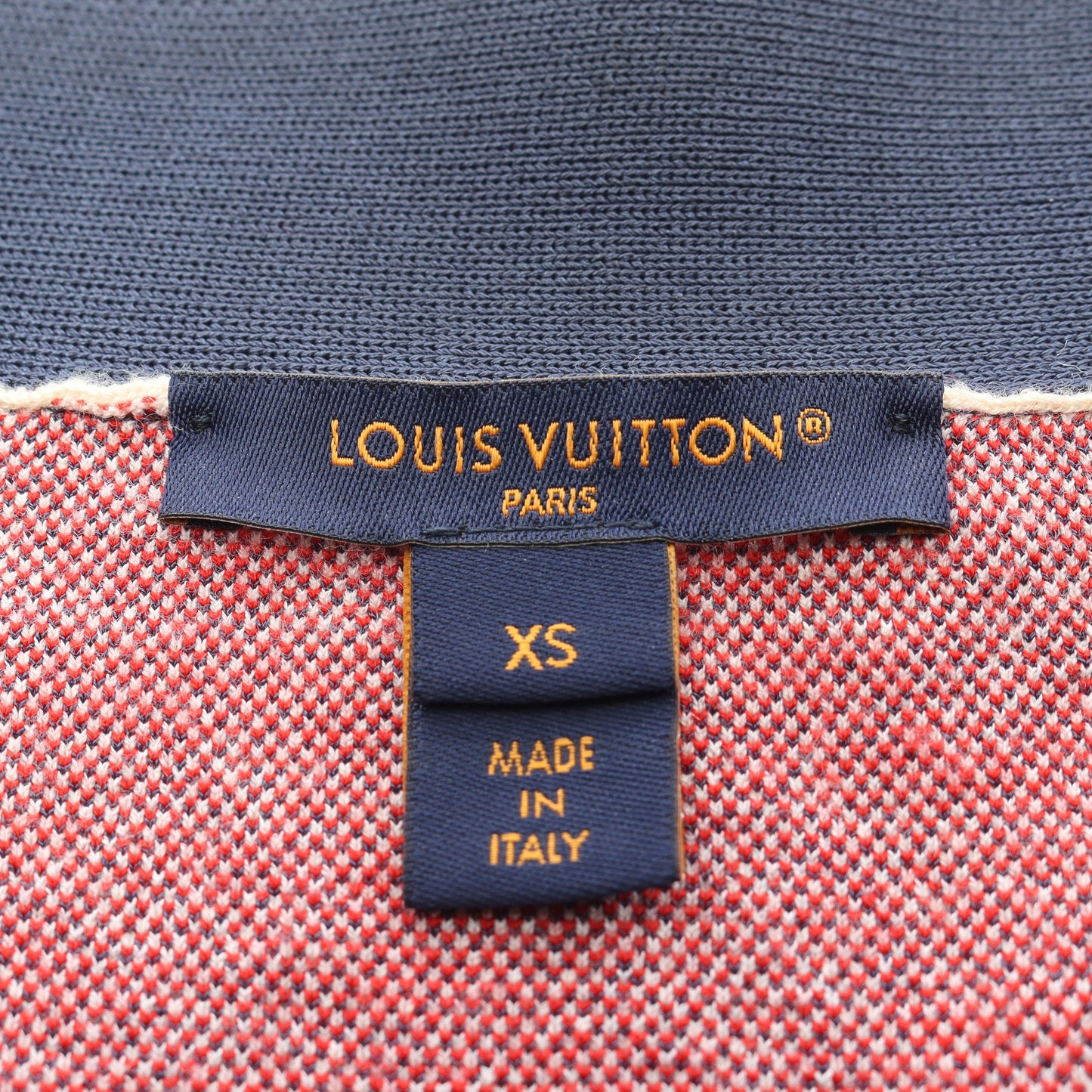 モノグラム カーディガン レーヨン ウール ライトベージュ ネイビー レッド ルイヴィトン トップス LOUIS VUITTON