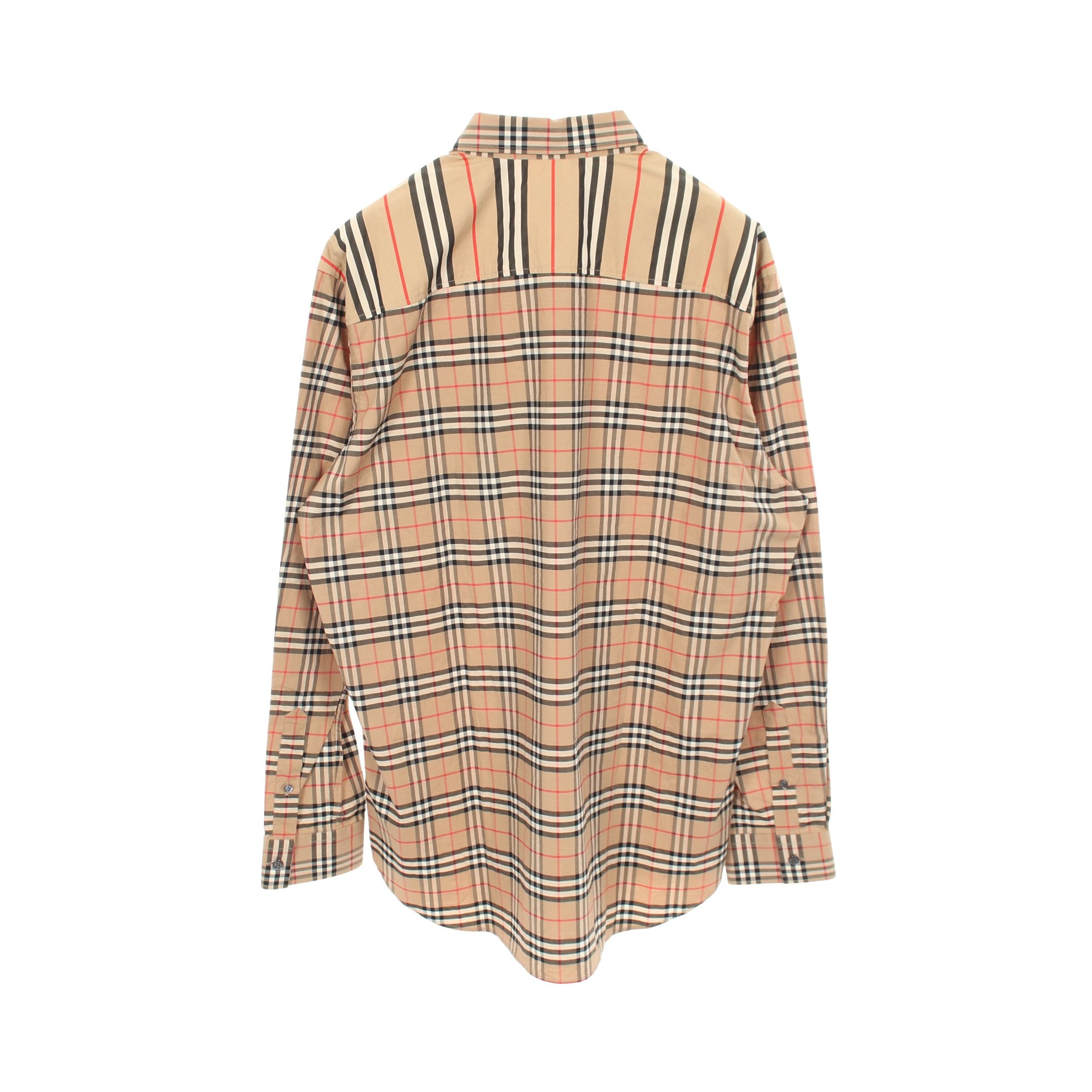スーパーSALE特価 BURBERRY バーバリー 長袖 チェック シャツ 