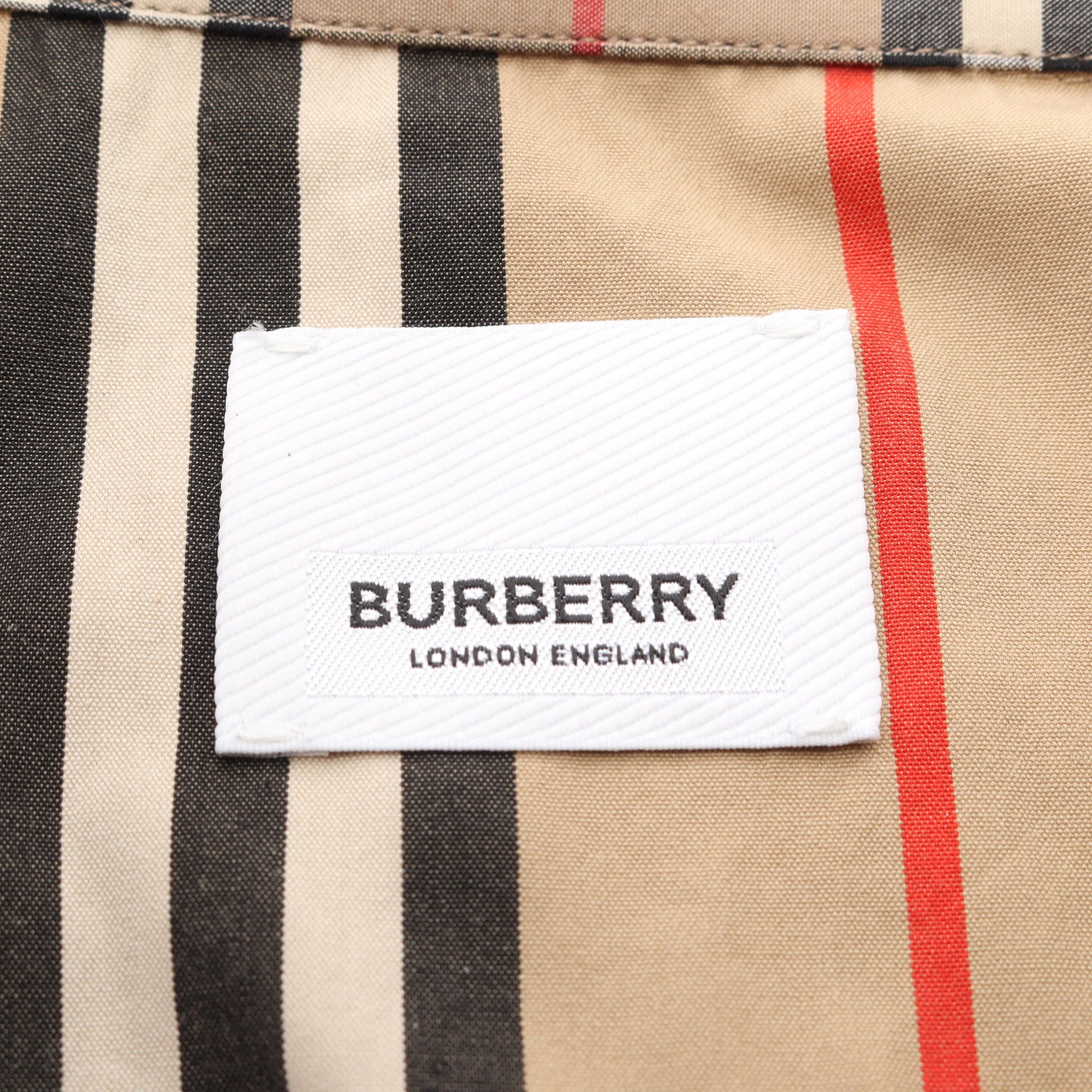 ヴィンテージチェック シャツ 長袖 コットン ベージュ ブラック レッド バーバリー トップス BURBERRY