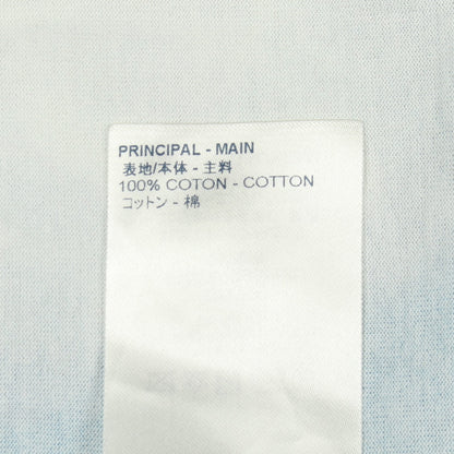 クラウドプリント 半袖Tシャツ クルーネック コットン ブルー ホワイト ルイヴィトン トップス LOUIS VUITTON