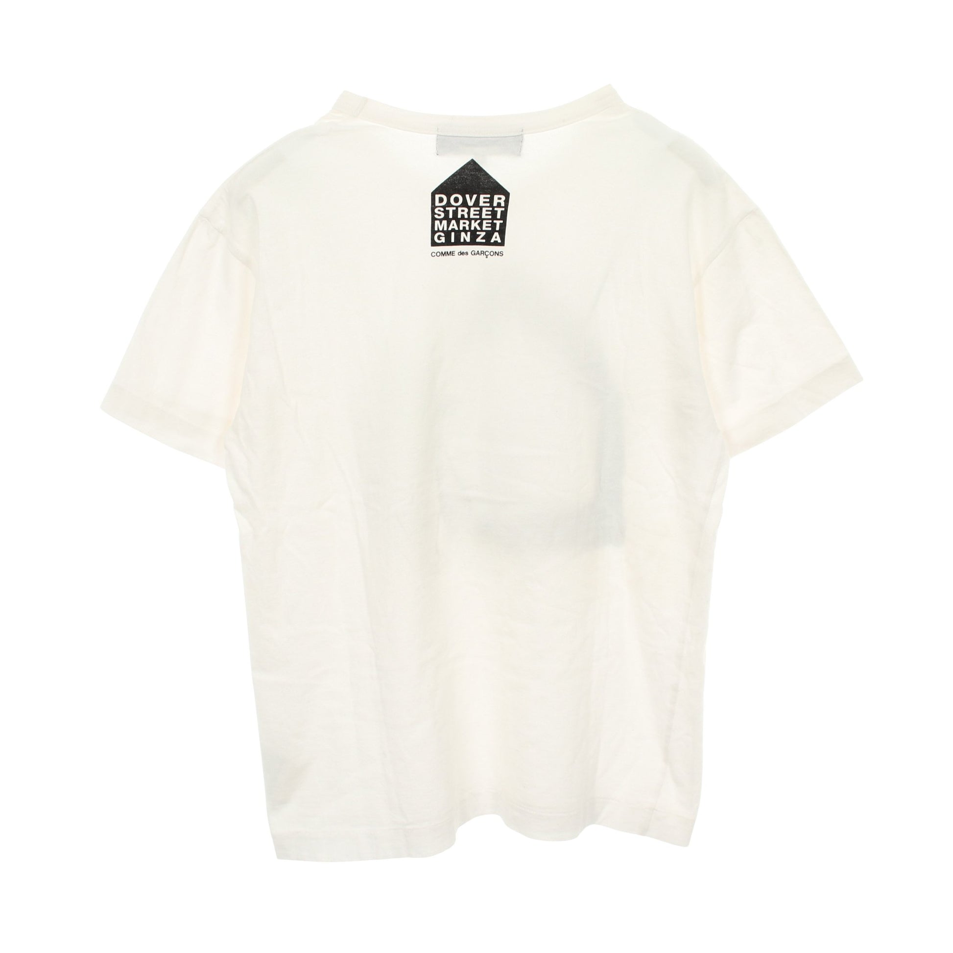 Comme des Garcons × Chrome Hearts × DOVER STREET MARKET 半袖Tシャツ クルーネック コットン ホワイト ブラック コムデギャルソン トップス Comme des Garcons