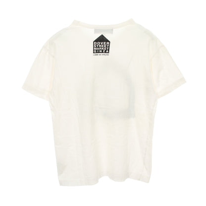 Comme des Garcons × Chrome Hearts × DOVER STREET MARKET 半袖Tシャツ クルーネック コットン ホワイト ブラック コムデギャルソン トップス Comme des Garcons