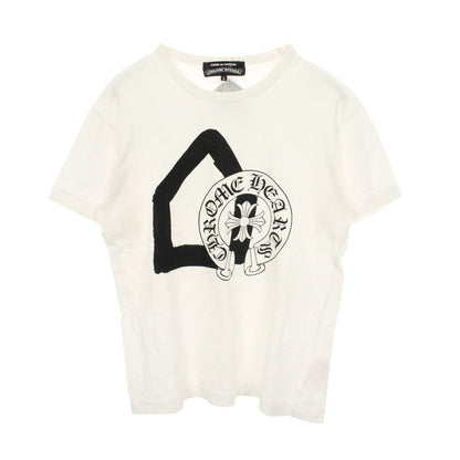 Comme des Garcons × Chrome Hearts × DOVER STREET MARKET 半袖Tシャツ クルーネック コットン ホワイト ブラック コムデギャルソン トップス Comme des Garcons