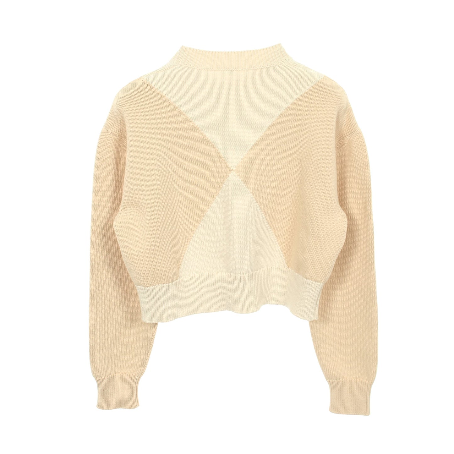 CANDY LIBRIS クロップド ニット コットン ナイロン ライトベージュ エルメス トップス HERMES