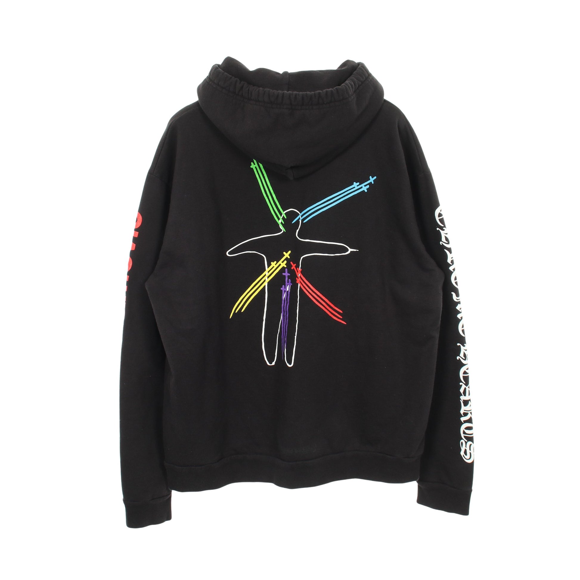 Chrome Hearts × Marina Abramovic プルオーバーパーカー コットン ブラック 裏起毛 クロムハーツ トップス Chrome Hearts